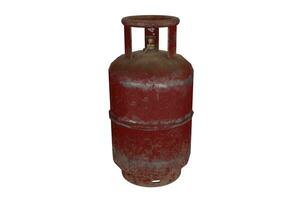 3d rendering small household gas cylinder photo