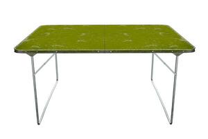 3d rendering green folding military table photo