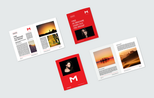 Brochure free psd mockup