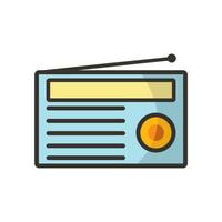 radio icon design vector template