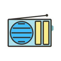 radio icon design vector template