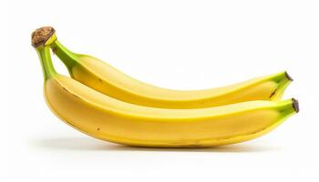 AI generated banana 3d design. fresh banana photo