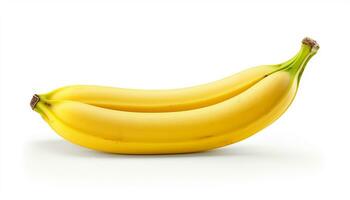 AI generated banana 3d design. fresh banana photo