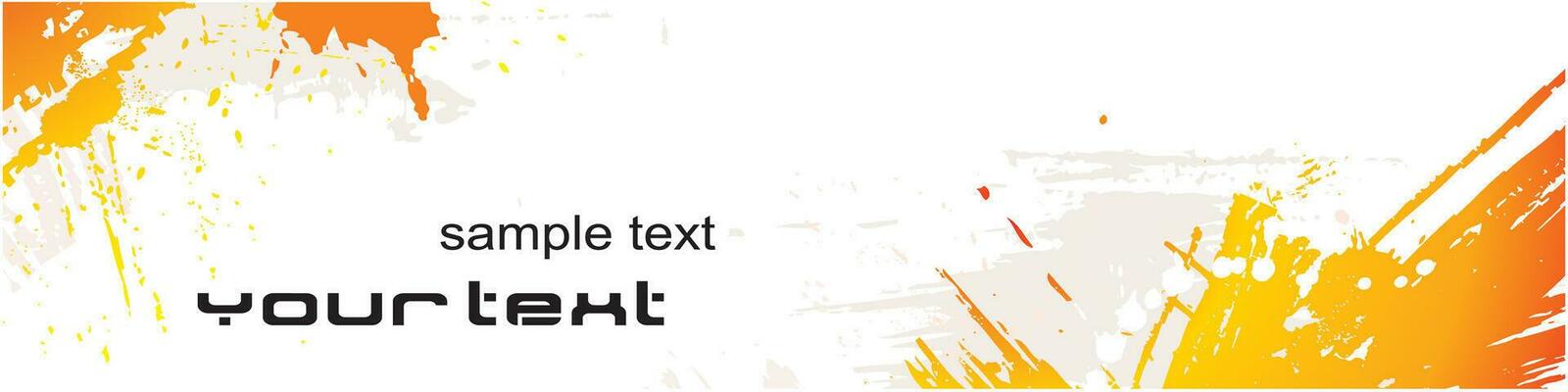 abstract banner template