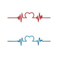 Health medical heartbeat pulse vector