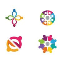 Community, network and social icon vector