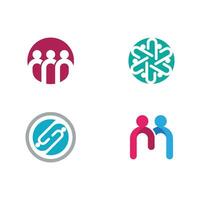 Community, network and social icon vector