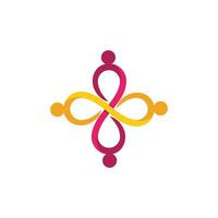 Community, network and social icon vector