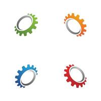 Gear vector icon illustration design