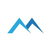 Mountain icon Logo vector