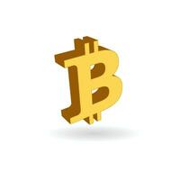 bitcoin icon design template vector