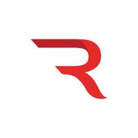 R Letter Arrow vector illustration icon