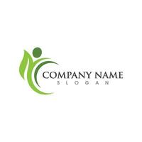 Human character logo sign vector