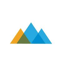 Mountain icon Logo vector