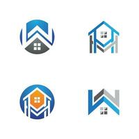 Property and Construction Logo design vector