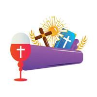 santo viernes cristiano religioso marco vector