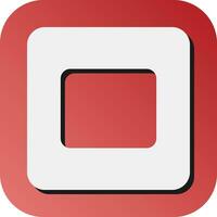 Round Corner Vector Glyph Gradient Background Icon For Personal And Commercial Use.