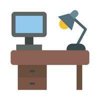 Workplace Vector Flat Icon For Personal And Commercial Use.