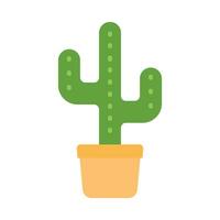 cactus vector plano icono para personal y comercial usar.