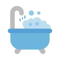 bañera vector plano icono para personal y comercial usar.