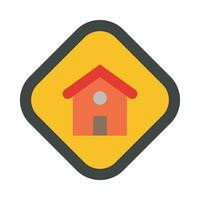 Residence Vector Flat Icon For Personal And Commercial Use.