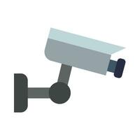 Security Camera Vector Flat Icon For Personal And Commercial Use.