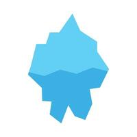 Iceberg Vector Flat Icon For Personal And Commercial Use.