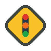Traffic Lights Vector Flat Icon For Personal And Commercial Use.