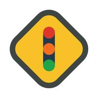 Traffic Lights Vector Flat Icon For Personal And Commercial Use.