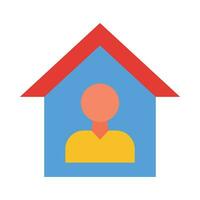 Orphanage Vector Flat Icon For Personal And Commercial Use.