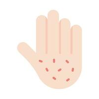 Skin Disease Vector Flat Icon For Personal And Commercial Use.