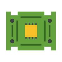 Pcb Board Vector Flat Icon For Personal And Commercial Use.