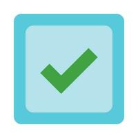 Check Box Vector Flat Icon For Personal And Commercial Use.