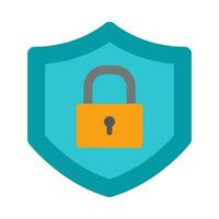 Cyber Security Vector Flat Icon For Personal And Commercial Use.