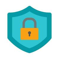 Cyber Security Vector Flat Icon For Personal And Commercial Use.