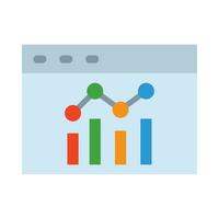 Data Report Vector Flat Icon For Personal And Commercial Use.