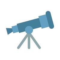 telescopio vector plano icono para personal y comercial usar.