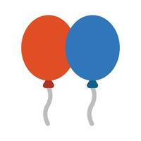 Balloons Vector Flat Icon For Personal And Commercial Use.