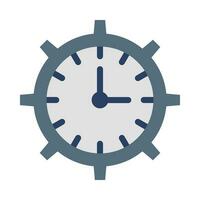 eficiente hora vector plano icono para personal y comercial usar.