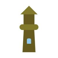Watchtower Vector Flat Icon For Personal And Commercial Use.