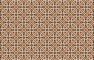 Brown square fabric design pattern vector