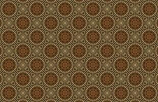 Brown and yellow fabric design pattern vector