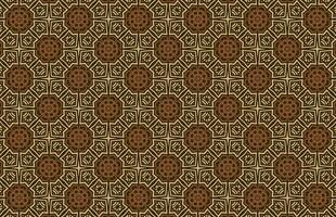 Brown and yellow fabric design pattern vector