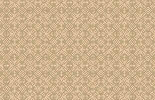 Grunge brown circle fabric design pattern vector