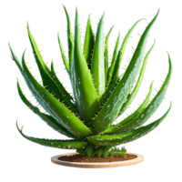 AI generated Aloe vera isolated on transparent background png