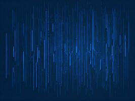 AI generated Blue digital binary data on computer screen background. binary code background . abstract blue background photo
