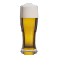 ai generiert Bier Glas isoliert auf transparent Hintergrund png