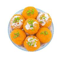 Indian Sweet Motichoor laddu photo