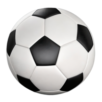 ai généré football Balle sur transparent Contexte png