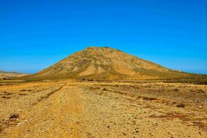 mountain road in the desert photo